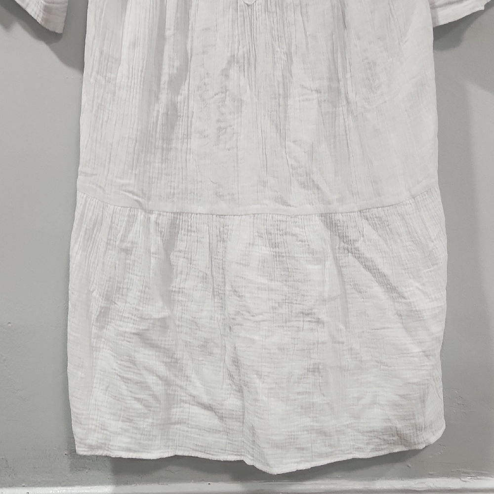 White Long Sleeve Dress - Picture 4 of 5